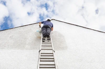 Peinture extérieure à la Chaussée-Saint-Victor — façades et ravalement